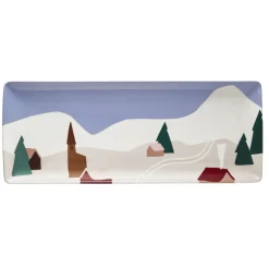 DESTINATION MONTAGNE Plat à cake 40 x 16 cm