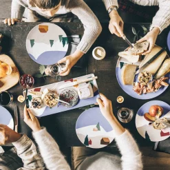 DESTINATION MONTAGNE Plat à cake 40 x 16 cm