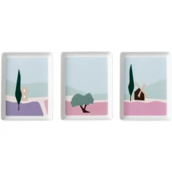 DESTINATION SUD Coffret 3 mini plats 16 x 12 cm
