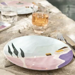 DESTINATION SUD Coffret 6 assiettes à dessert 23 cm