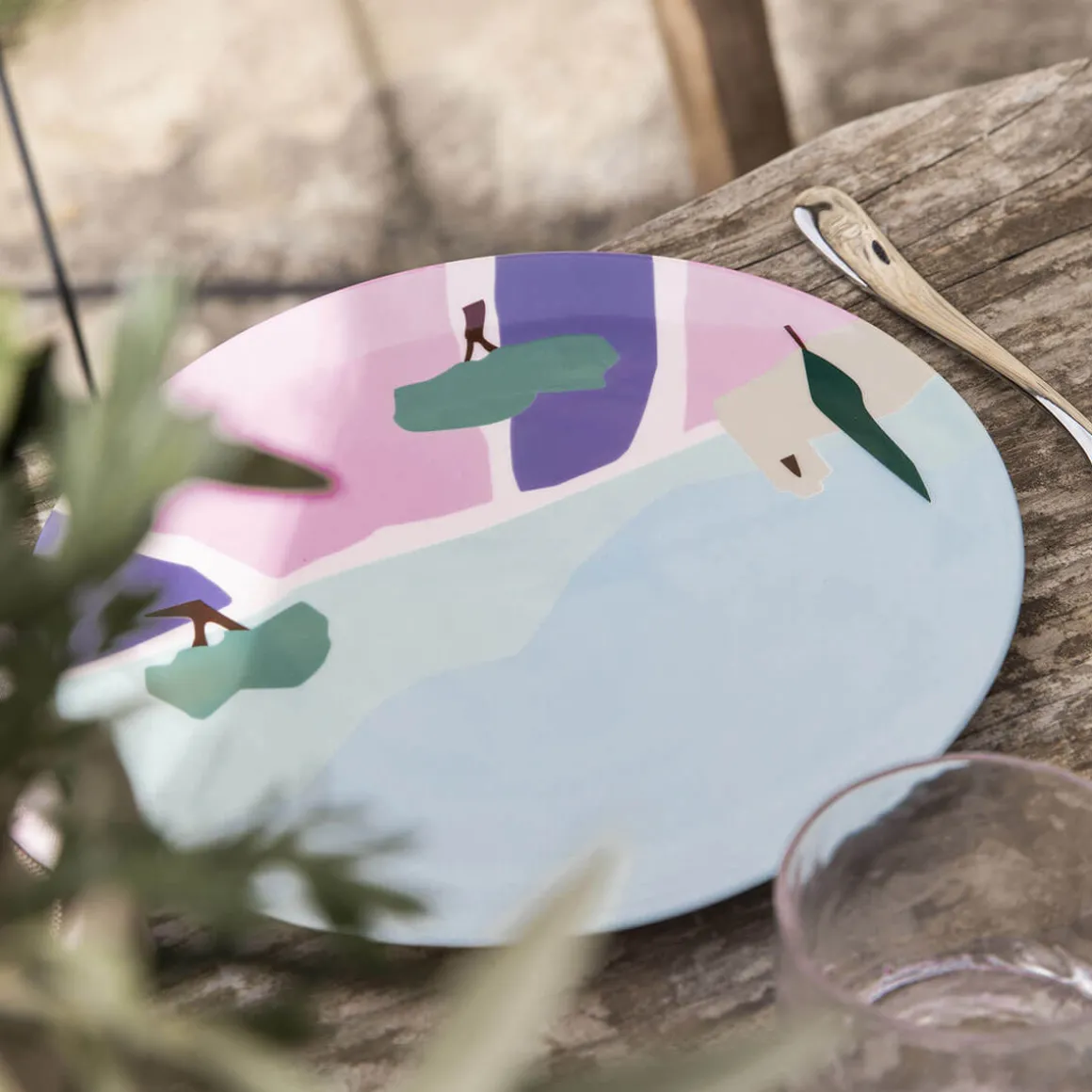 DESTINATION SUD Coffret 6 assiettes à dessert 23 cm