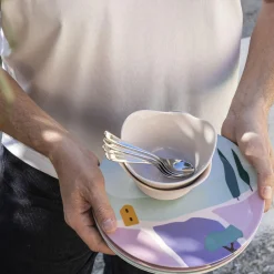 DESTINATION SUD Coffret 6 assiettes à dessert 23 cm