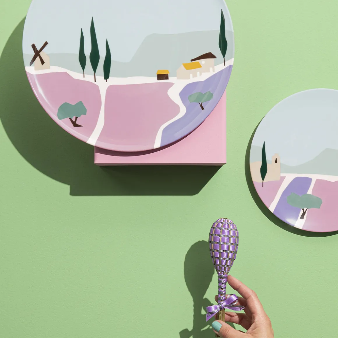 DESTINATION SUD Coffret 6 assiettes à dessert 23 cm