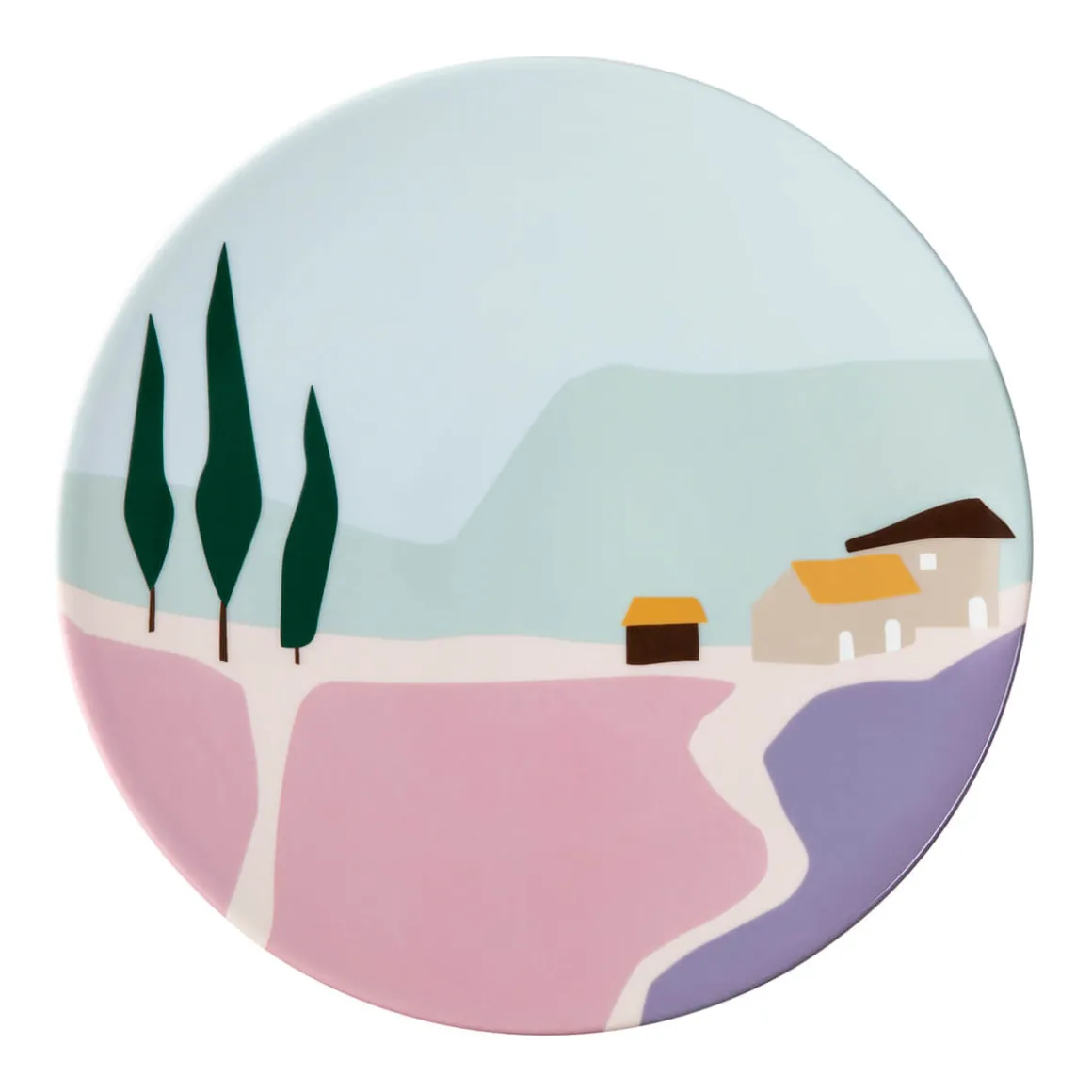 DESTINATION SUD Coffret 6 assiettes à dessert 23 cm