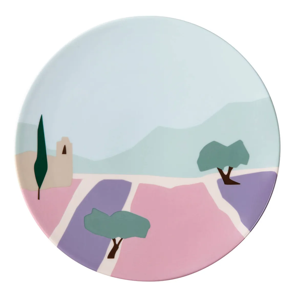 DESTINATION SUD Coffret 6 assiettes à dessert 23 cm