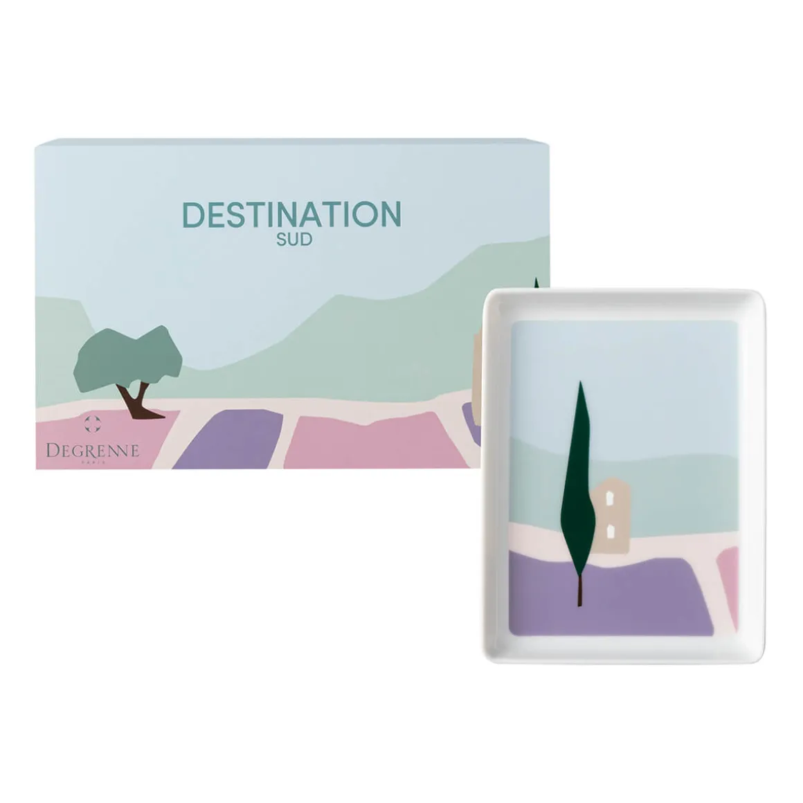 DESTINATION SUD Mini plat 16 x 12 cm