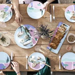 DESTINATION SUD Plat à cake 40 x 16 cm