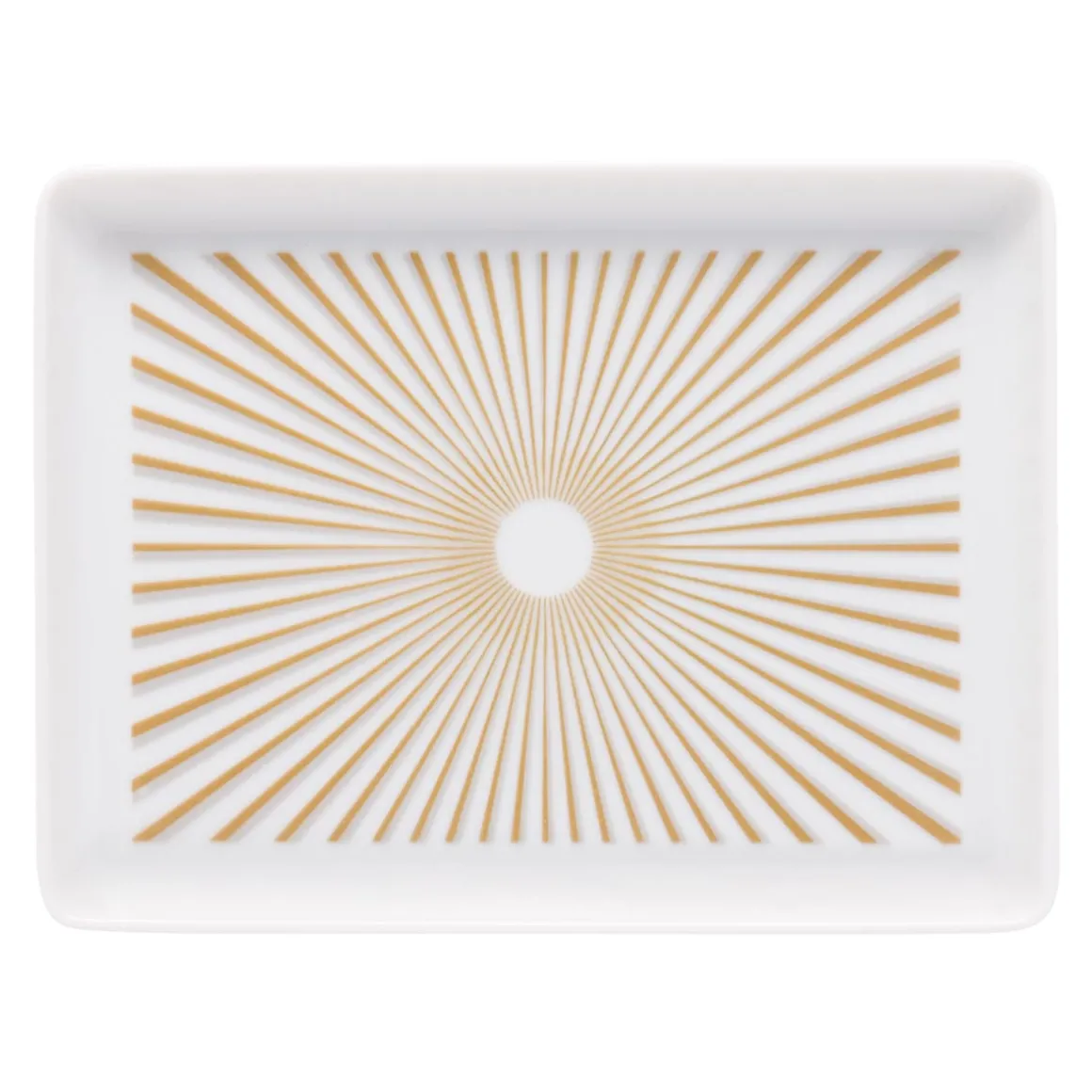 ECLATS Mini plat blanc 16x12 cm