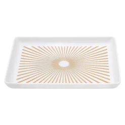 ECLATS Mini plat blanc 16x12 cm