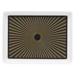 ECLATS Mini plat noir16x12 cm