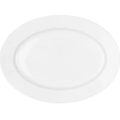 ECLIPSE BLANC CHOIX COURANT Plat ovale 36.5x26.5 cm
