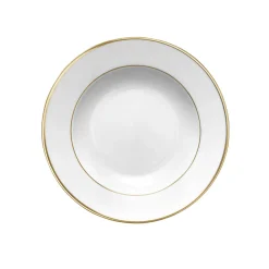 ECLIPSE GALON OR Assiette creuse à aile 22,5 cm