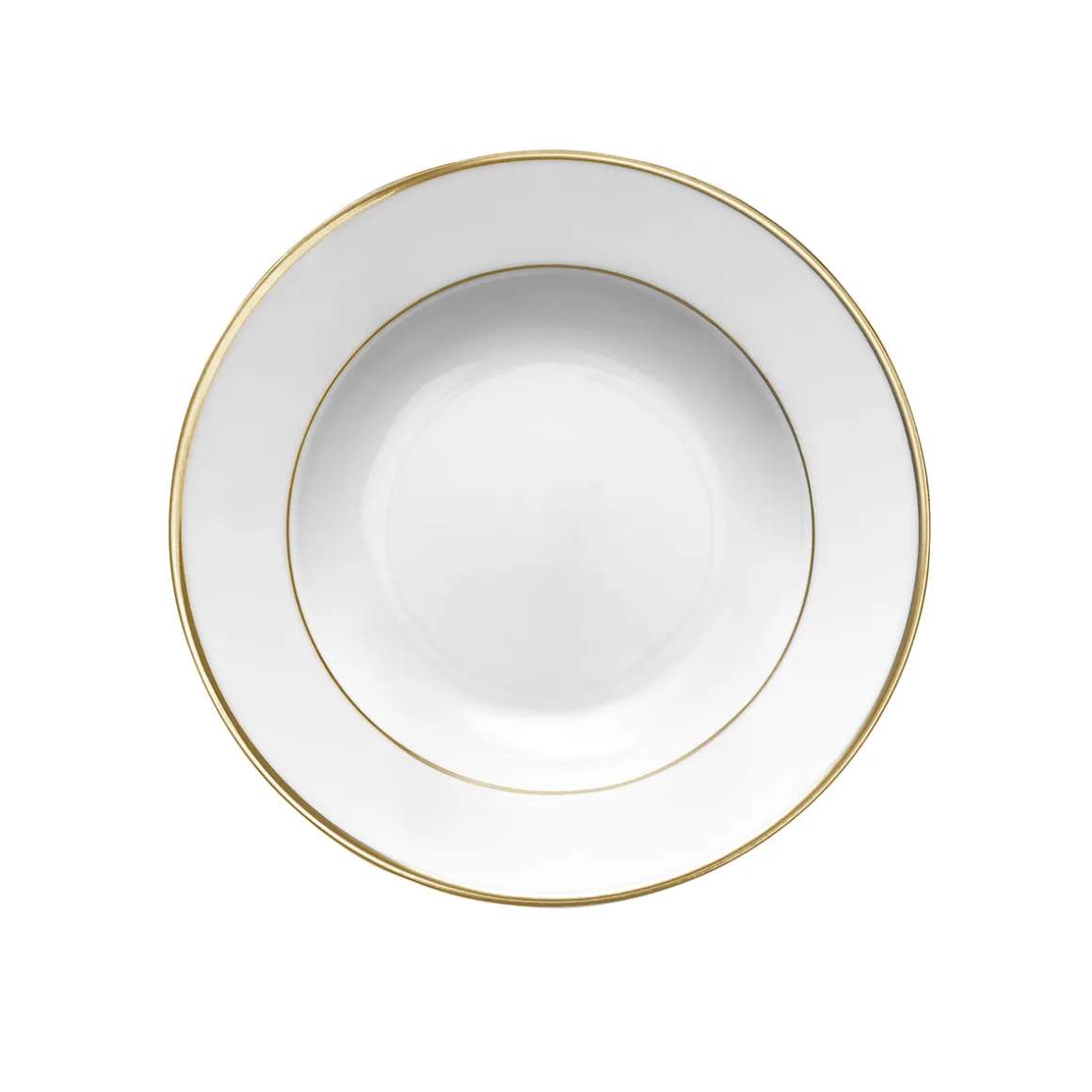 ECLIPSE GALON OR Assiette creuse à aile 22,5 cm
