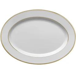 ECLIPSE GALON OR Plat ovale 36,5 x 26,5 cm