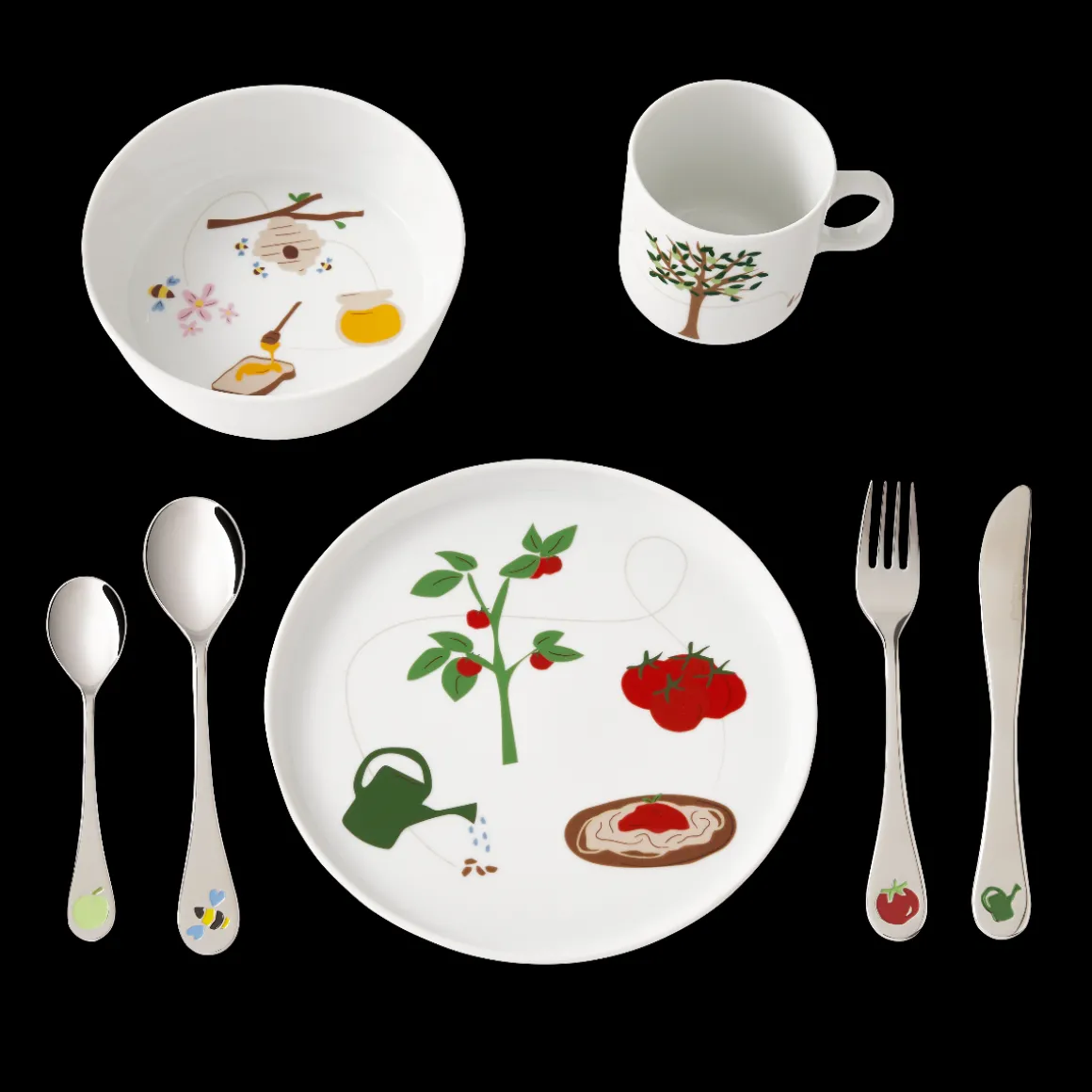 EVEIL GOURMAND Coffret enfant 7 pièces