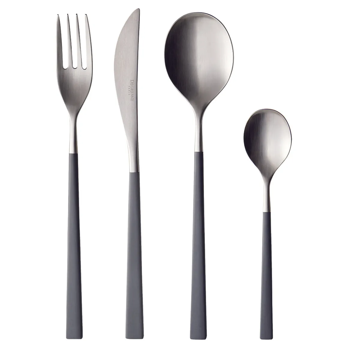 FUSE COLOR GRIS Coffret 24 couverts