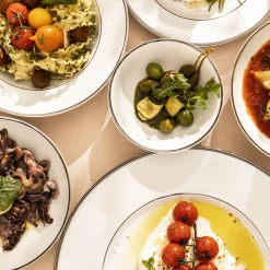 GALON PLATINE Assiette creuse 19 cm