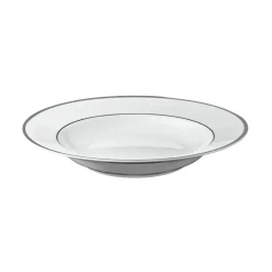 GALON PLATINE Assiette creuse à aile 22,5 cm