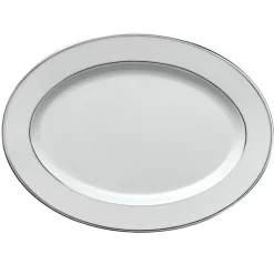 GALON PLATINE Plat ovale 36,5 x 26,5 cm