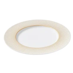 GRAPHIQUE CLASSIQUE DORE Assiette plate 28,5cm