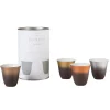 ILLUSIONS MULTICOLORE Coffret 4 tasses à moka 7 cl