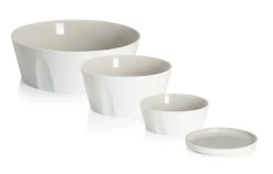 LA VAISSELLE DE L'ECONOME ARTICHAUT VERT Coffret bol droit et assiette 14 cm