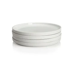 LA VAISSELLE DE L'ECONOME BLANCHE Coffret 4 assiettes 18 cm