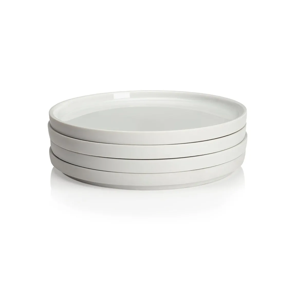 LA VAISSELLE DE L'ECONOME BLANCHE Coffret 4 assiettes 18 cm