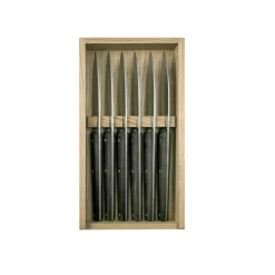 MIRAGE LES ESSENCES Coffret 6 couteaux à steak manche ébène