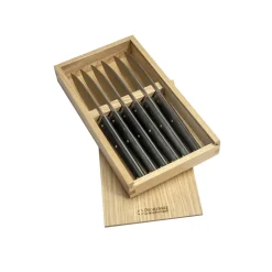 MIRAGE LES ESSENCES Coffret 6 couteaux à steak manche ébène