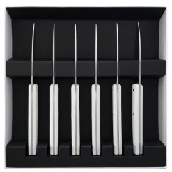 MIRAGE MIROIR BLANC Coffret 6 couteaux à steak