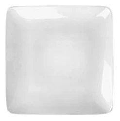 MODULO BLANC Assiette à dessert carrée 20 x 20 cm