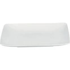 MODULO BLANC Assiette à dessert carrée 20 x 20 cm