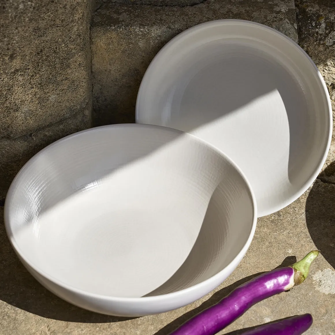 MODULO NATURE KAOLIN Petite assiette creuse 17,7 cm