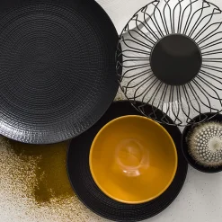 MODULO NATURE PIERRE DE LAVE Grande assiette creuse 21 cm