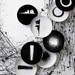 MODULO NOIR ARTY CREATION Assiette 29 cm