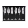 NEWPORT TWIST Coffret 6 flûtes à champagne 21 cl