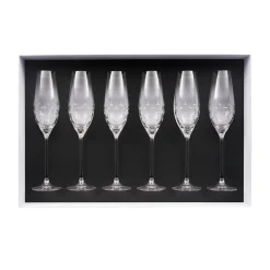 NEWPORT TWIST Coffret 6 flûtes à champagne 21 cl