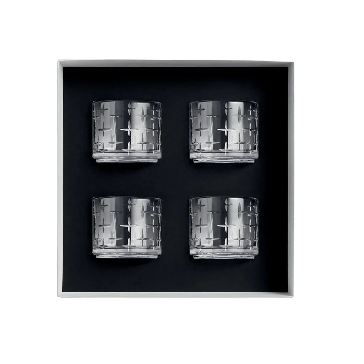 NEWPORT TWIST Coffret 4 gobelets bas 25 cl