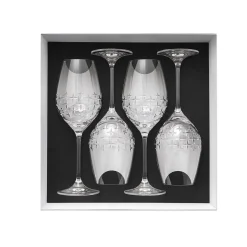 NEWPORT TWIST Coffret 4 verres à vin 36 cl