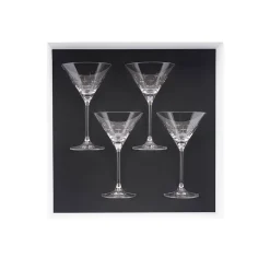 NEWPORT TWIST Coffret 4 verres à martini 21 cl