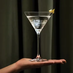 NEWPORT TWIST Coffret 4 verres à martini 21 cl