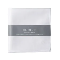 NUANCES COTON & LIN BLANC Nappe carrée 180 x 180 cm