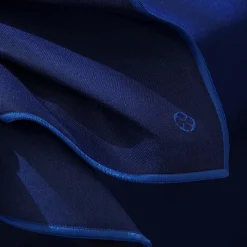 NUANCES COTON & LIN BLEU NUIT Lot de 4 serviettes 50 x 40 cm