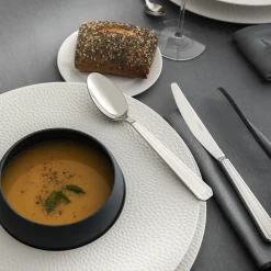 NUANCES COTON & LIN GRIS DEGRENNE Nappe rectangulaire 180 x 250 cm