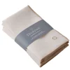 NUANCES COTON & LIN NUDE Lot de 4 serviettes 50 x 40 cm