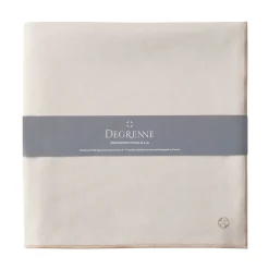 NUANCES COTON & LIN NUDE Nappe carrée 180 x 180 cm