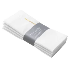 NUANCES COTON & LIN OR Lot de 4 serviettes 50 x 40 cm