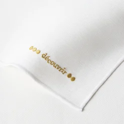 NUANCES COTON & LIN OR Lot de 4 serviettes 50 x 40 cm