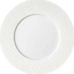 PERLES DE ROSEE BLANCHES Assiette de présentation 32 cm